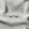 Sterling Silver Stud Earring, with Ivory Pearl, Polished, Silver Finish, 02.399.0056