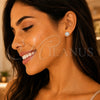 Sterling Silver Stud Earring, with Ivory Pearl, Polished, Silver Finish, 02.399.0059