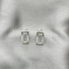 Sterling Silver Stud Earring, Polished, Silver Finish, 02.407.0006