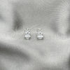Sterling Silver Stud Earring, Owl Design, Polished, Silver Finish, 02.407.0009