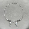 Sterling Silver Charm Bracelet, Dolphin Design, Polished, Silver Finish, 03.409.0003.07 (7 Inches Length)