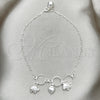 Sterling Silver Charm Anklet , Elephant Design, Polished, Silver Finish, 03.409.0023.10 (10 Inches Length)