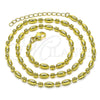 Oro Laminado Fancy Necklace, Gold Filled Style Ball Design, Polished, Golden Finish, 04.341.0103.16 (03 MM Thickness, 16 Inches Length)