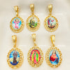 30 colgantes San Judas Oro Laminado por $100 ($3.33ea) c/u en Gold Layered