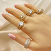 15 Assorted Bridal 2pc Wedding and Engagement Rings in Oro Laminado for $100 ($6.67 ea) ea in Gold Layered