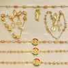 20 Religious San Judas Rosary Bracelets in Oro Laminado Assorted ($5.00 each) for $100 Gold Layered