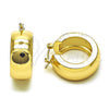 Oro Laminado Small Hoop, Gold Filled Style Polished, Golden Finish, 02.213.0490.20