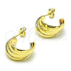 Oro Laminado Small Hoop, Gold Filled Style Polished, Golden Finish, 02.213.0498.20