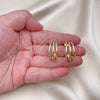 Oro Laminado Small Hoop, Gold Filled Style Polished, Golden Finish, 02.213.0502.25