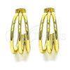 Oro Laminado Small Hoop, Gold Filled Style Polished, Golden Finish, 02.213.0502.25