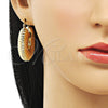 Oro Laminado Medium Hoop, Gold Filled Style Hollow Design, Polished, Golden Finish, 02.170.0426.35