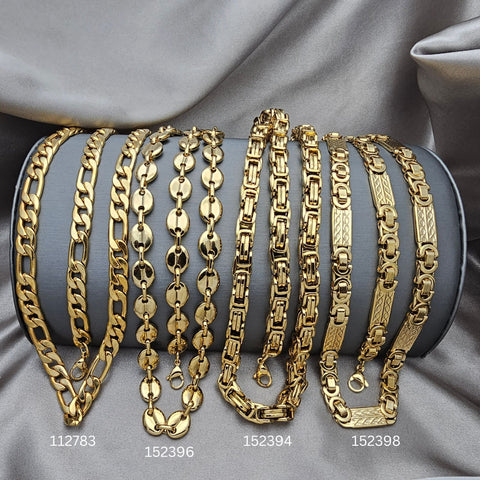 12 collares elegantes de espiga surtidos ($8.33 cada uno) por $100 en capas de oro