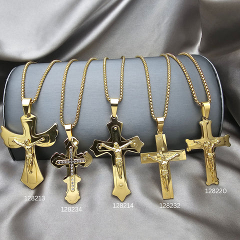 12 collares elegantes de espiga surtidos ($8.33 cada uno) por $100 en capas de oro