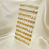 12 Brazaletes Carribbean Flex Surtidos en Oro Laminado Gold Filled ($8.33 cada uno) por $100 Gold Layered