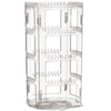 Rotating Display for Earrings, Bracelets, Anklets, or Bangles, Clear