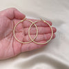 Oro Laminado Large Hoop, Gold Filled Style Polished, Golden Finish, 02.93.0004.50