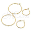 Oro Laminado Large Hoop, Gold Filled Style Polished, Golden Finish, 02.93.0004.50