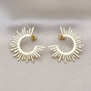 Oro Laminado Stud Earring, Gold Filled Style Polished, Golden Finish, 02.213.0547