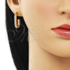 Oro Laminado Small Hoop, Gold Filled Style Polished, Golden Finish, 02.195.0231.18