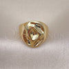 Oro Laminado Elegant Ring, Gold Filled Style Ball Design, Polished, Golden Finish, 01.213.0047 (One size fits all)