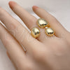 Oro Laminado Elegant Ring, Gold Filled Style Chunky Design, Polished, Golden Finish, 01.213.0050