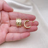 Oro Laminado Small Hoop, Gold Filled Style Polished, Golden Finish, 02.213.0594.18