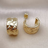 Oro Laminado Small Hoop, Gold Filled Style Polished, Golden Finish, 02.213.0594.18