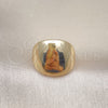 Oro Laminado Elegant Ring, Gold Filled Style Polished, Golden Finish, 01.213.0051 (One size fits all)