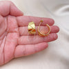 Oro Laminado Small Hoop, Gold Filled Style Polished, Golden Finish, 02.368.0104.20
