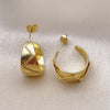 Oro Laminado Small Hoop, Gold Filled Style Polished, Golden Finish, 02.368.0104.20
