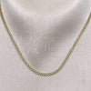 Oro Laminado Basic Necklace, Gold Filled Style Bismark Design, Polished, Golden Finish, 04.213.0262.22 (03 MM Thickness, 22 Inches Length)