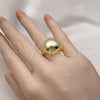 Oro Laminado Elegant Ring, Gold Filled Style Teardrop Design, Polished, Golden Finish, 01.341.0128 (One size fits all)