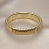 Oro Laminado Fancy Bracelet, Gold Filled Style Expandable Bead Design, Polished, Golden Finish, 03.213.0253.08 (14 MM Thickness, 8 Inches Length)
