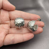 Rhodium Gold Filled Small Hoop, Diamond Cutting Finish, Rhodium Finish, 02.196.0172.20