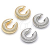 Rhodium Gold Filled Earcuff, Hollow Design, Diamond Cutting Finish, Rhodium Finish, 02.163.0306.1.25