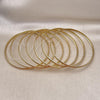 Oro Laminado Semanario Bangle, Gold Filled Style Polished, Golden Finish, 07.08.0001.05 (03 MM Thickness, Size 5 (2.50 Diameter))