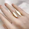 Oro Laminado Elegant Ring, Gold Filled Style Chunky Design, Polished, Golden Finish, 01.60.0009