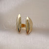 Oro Laminado Elegant Ring, Gold Filled Style Chunky Design, Polished, Golden Finish, 01.60.0009
