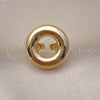 Oro Laminado Elegant Ring, Gold Filled Style Polished, Golden Finish, 01.60.0014 (One size fits all)