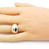 Oro Laminado Elegant Ring, Gold Filled Style Polished, Golden Finish, 01.60.0019 (One size fits all)