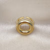 Oro Laminado Elegant Ring, Gold Filled Style Polished, Golden Finish, 01.341.0145 (One size fits all)