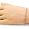 Oro Laminado Basic Bracelet, Gold Filled Style Rope Design, Polished, Golden Finish, 5.222.036.07 (02 MM Thickness, 7 Inches Length)