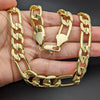 Oro Laminado Basic Necklace, Gold Filled Style Diamond Cutting Finish, Golden Finish, 03.419.0009.24 (12 MM Thickness, 24 Inches Length)