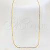 Oro Laminado Basic Necklace, Gold Filled Style Ball Design, Polished, Golden Finish, 04.09.0003.18 (01 MM Thickness, 18 Inches Length)