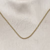 Oro Laminado Basic Necklace, Gold Filled Style Ball Design, Polished, Golden Finish, 04.341.0137.18 (02 MM Thickness, 17 Inches Length)