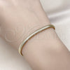 Oro Laminado Basic Bracelet, Gold Filled Style Rat Tail Design, Polished, Golden Finish, 04.213.0271.08 (04 MM Thickness, 8 Inches Length)
