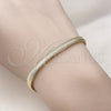 Oro Laminado Basic Bracelet, Gold Filled Style Rat Tail Design, Polished, Golden Finish, 03.213.0317.08 (05 MM Thickness, 8 Inches Length)