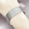 Rhodium Gold Filled Semanario Bangle, Polished, Rhodium Finish, 07.63.0206.1.05 (03 MM Thickness, Size 5 (2.50 Diameter))