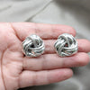 Sterling Silver Stud Earring, Polished, Silver Finish, 02.395.0049