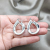 Sterling Silver Small Hoop, Polished, Silver Finish, 02.395.0052